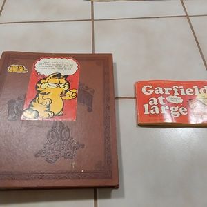 Garfield Scrapbook & Garfield at large book